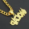Hip Hop Hommes Rappeur diamant pendentif collier créatif brillant chaud NOCAP pendentif micro-insert zircon bijoux boîte de nuit accessoire Chandail Clavicule Chaîne Cubaine 1635