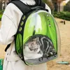 Trasportini per gatti Zaino portatile Fashion Space Trasparente Traspirante Pet Durevole Borse da viaggio per cani Borsa da trasporto per esterni