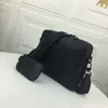 Borsa a tracolla di lusso di marca da uomo di design classico Set da 2 pezzi Multi colore Moda Alta qualità portatile aaaa hh80669169443