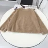 Women's Sweaters Wool Selling Nordic Chic Warm Women Sweater Classic Thick Plush Loose Oversized Alpaca Pullover 230804