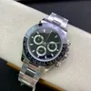 Watch de diseño para hombres Top Luxury Watch Sapphire de 40 mm Panda Dial Rubber Band Men's Watch Montre de Luxe Factory Gift Watch LB
