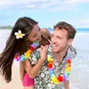 Dekorative Blumen, 10 Stück, Hawaii-Kranz, Türdekoration, Sommerparty, künstliche Blumengirlande, Halskette für Strand, Hochzeit, Geburtstag, Lieferungen