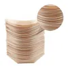 Dinnerware Sets 50 Pcs Sushi Boat Disposable Containers Wood Snack Small Plate Wooden Tableware Bowl