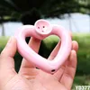 hoenypuff 90 MM Pink Ceramic Heart Shape Smoking Herb Pipe with Tobacco Bowl Tobacco Pipe Smoke Pipes Accessories