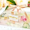 Present Wrap 100 Pieces Lot Clear Square PVC Birthday Box Wedding Favor Holder Transparent Chocolate Candy Boxes 5x5x5cm 230804