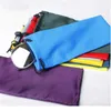 100 pcs/lot Glasses Case Soft Waterproof Plaid Cloth Sunglasses Bag Glasses Watch Phone Eyeglasses Case Y94