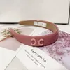 60 Stijl Roze Hoofdbanden voor Vrouwen Designer Vrouwen Haarband Dubbele Letter Patroon Lente Hoofdband Haar Sieraden Dagelijks Leven Gezicht Wassen Accessoires Familie Groothandel