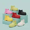 Rain Boots Solid Outdoor Waterproof Ladies Rain Shoes Thick Sole Design Women Rainboots Lightweight EVA Slip-on Girls Removable Ankle Boots 230804