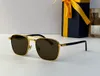 Verres de luxe Mentières Rectangular Sunglasses Designer Lunettes de soleil Noble Femmes Rounds Square Squack Metal Frame Métal de haute qualité Plêmes de soleil Unisexe