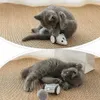 Bluetooth App Remote Control Pet Cat Toy Mouse Feather Interactive Wireless Electric Catch Moving Mouse Toy per Cat Usb Charging L218m