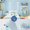 Papéis de parede rosa menina coração desenhos animados decoração do quarto infantil autoadesivo papel de parede à prova dwaterproof água fundo tv papel de parede w16