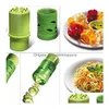 Utensili per frutta e verdura Utensili per taglierina creativa Spiralizer Facile guarnire Veggie Twister Dispositivo di elaborazione Gadget da cucina Cooking Drop Dhtwz