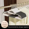 Hangers 1PC Non-slip Clothes Rack Hanger Non-marking Dual Use Stainless Steel Drying Closet Organizer