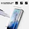 Pour Samsung Note 20 Pro Edge Glue With No Hole Anti Scratch Screen Protector Curved Works Fingerprint Tremped Glass With Retail Package