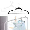 Hangers 10x Slanke Stroomden Kleding Antislip Groeven Kledingstukken Houder Sjaal Stropdas Outfits Jassen Rekken Voor Garderobe Kast Wasserij