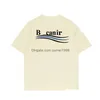 Camisetas masculinas 23 camisetas masculinas de grife camisetas masculinas luxuosas de algodão com estampa de letras B Casal roupas combinando S-5Xl Drop Delivery Apparel Dhmjd