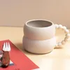 Tazze Tazza in ceramica creativa Tazza da caffè carina Decorazioni per la casa nordiche Arte fatta a mano Bicchieri per tè al latte Coppia personalizzata B