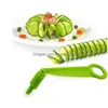 Fruit Vegetable Tools Manual Spiral Screw Slicer Blade Hand Cutter Potato Carrot Cucumber Vegetables Knife Kitchen Accessories Drop Dh8Lm