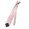 Bow Ties Blush Pink Marble Necktie Men Women Polyester 8 Cm Dusty Rose Golden Neck Tie Silk Wide Daily Wear Gravatas Accessories