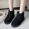 Boots 2023 الكاحل Flatform Platform Women's Snowy Boots Snowy Suede Suede Share Dark Darm Darm 2023 Winter New Gothic Fashion Shoes Women’s Boots Z230809