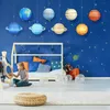 Other Event Party Supplies 8Pcs Solar System Eight Planets Paper Ball Lampion 30cm Hanging Galaxy Paper Lanterns For Kids Birthday Party Decoration 230804