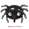 Balão de Halloween Balão Folha de Alumínio Cabeça de Abóbora Aranha Forma de Morcego Halloween Balão de Hélio Decoração de Festa de Halloween Brinquedo para Crianças