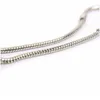 Copricapo all'ingrosso 925 Sterling Sier Bracciali M Snake Chain Fit Charm Bead Bangle Bracciale Gioielli fai da te Regalo per uomo Donna Drop Deli Dhv35