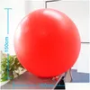 Party Decoration Round Oval Latex Balloons 72 Inches Wedding Big Large Nt Balloon Birthday Decor Inflatable Air Ball Red Color Festi Dh2Ym