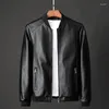 Männer Jacken Lederjacke Bomber Motorrad Männer Biker PU Baseball 8Xl 2023 Mode Kausalen Jaqueta Masculino