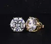 Starsgem Wholesale Price 14k Rose Gold Stud Earring 1.5 Carat Moissanite Earings