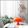 Obiekty dekoracyjne figurki vintage grzyb włoski Nessino nesso stół s do sypialni salon wystrój domu Lampa LED 220706 DRO DHVMA