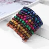 Strand High Quality Fashion Tiger Eye Beads Bracelets 8mm Round Beaded Elastic Charm For Men Women Handmade Jewelry Gift