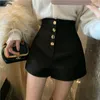 Women's Shorts Skinny Tight White Booty High Waist Wide Elastic Short Pants For Woman To Wear Normal Y2k Harajuku Elasticty