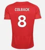 23 24 Nottingham voetbalshirts Forest home rood weg blauw Heren tops 2023 2024 Camiseta Worrall MBE SOH LOLLEY MCKENNA ARRER Volwassen kinderkits jongens voetbalshirts set