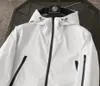 Jaquetas masculinas 2023 outono jaqueta com capuz zíper trincheira de alta qualidade náilon tecido impermeável moda negócios casual