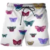 Shorts pour hommes 2023 été pour hommes/femmes dessin animé papillon impression 3D Style de rue plage maillots de bain décontractés hommes conseil