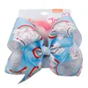 INS Unicorn Jojo Siwa Bows Girls Clips 7 -дюймовые клады
