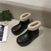 Сапоги Fleeme теплые зимние женские ботинки Street Fashion Waterproste Rain Boots High Top Lady Angle Boots Botas de Mujer 230804