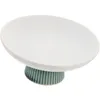 Dinnerware Sets Cake Stand Fruit Tray With Lid Bar Basket Porcelain Footed Kitchen Counter