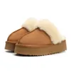 Aumenta l'uomo Pantofole da donna con plateau stivali da neve per mantenere caldo lo stivale morbido e confortevole Pelle di pecora Pantofole casual in peluche box card sacchetti per la polvere bellissimi regali