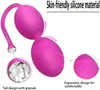 EggsBullets LINSEX Safe Silicone Smart Vibrator Kegel Ball Ben Wa Vagina Tighten Exercise Machine Sex Toy for Women Weights 230804