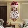 Настенные часы роскошные творческие часы декоративные модели мода Классическая спальня винтажная стильные украшения комнаты horloge ab50wc