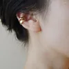 Rücken Ohrringe Koreanische Mode Doppel Schicht Clip Für Frauen Mädchen Luxus Zirkon Ohr Manschette Ohne Durchbohrt Schmuck Großhandel