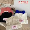 Beanie / Skull Caps Beanieskl Winter Sklies Cute Women Long Rabbit Ears Hat Cloghet Costume lavorato a maglia Cappelli Beanie Regalo di Natale Hip-Hop C Dhtqw