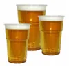 Wegwerp Servies MONGKA Helder Sterk Plastic Roze Half Pint Tuimelaars Party Bier Klassen Cups 230804
