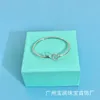 Original brand TFF Round Key Bracelet with Diamond Opening s925 Sterling Silver Fashion Trend Personalized Female