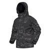 Men's Jackets Tactical Military Jacket Men Fleece Liner Waterproof Army Combat Hunting Camouflage Windbreaker Coats