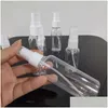 Packing Bottles Wholesale 10Ml 20Ml 30Ml 50Ml 60Ml 100Ml Empty Pet Clear Plastic Fine Mist Spray Bottle For Cleaning Travel Essential Dhnj1