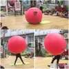 Party Decoration Round Oval Latex Balloons 72 Inches Wedding Big Large Nt Balloon Birthday Decor Inflatable Air Ball Red Color Festi Dh2Ym