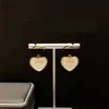 Luxus Frauen Ohrring Mode Herz Liebe Stud Paar Geschenke Designer Schmuck Verlobung Ohrringe